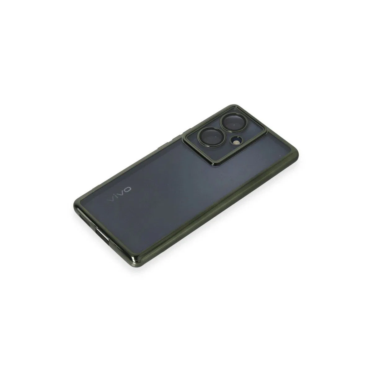 Vivo V29 Lite Kılıf Razer Lensli Silikon - Yeşil görsel 4