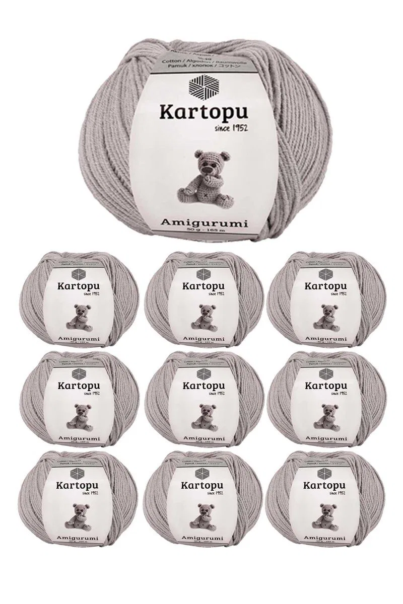 10 Adet Amigurumi El Örgü İpi 50gr 991