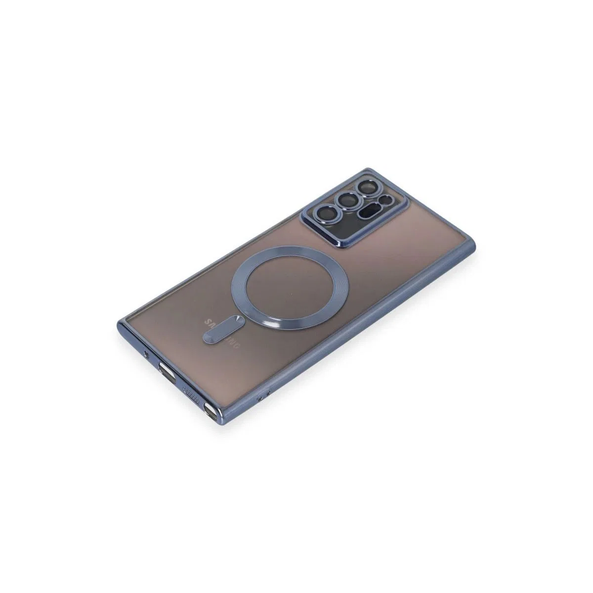 Samsung Galaxy Note 20 Ultra Kılıf Kross Magneticsafe Kapak - Sierra Blue görsel 4