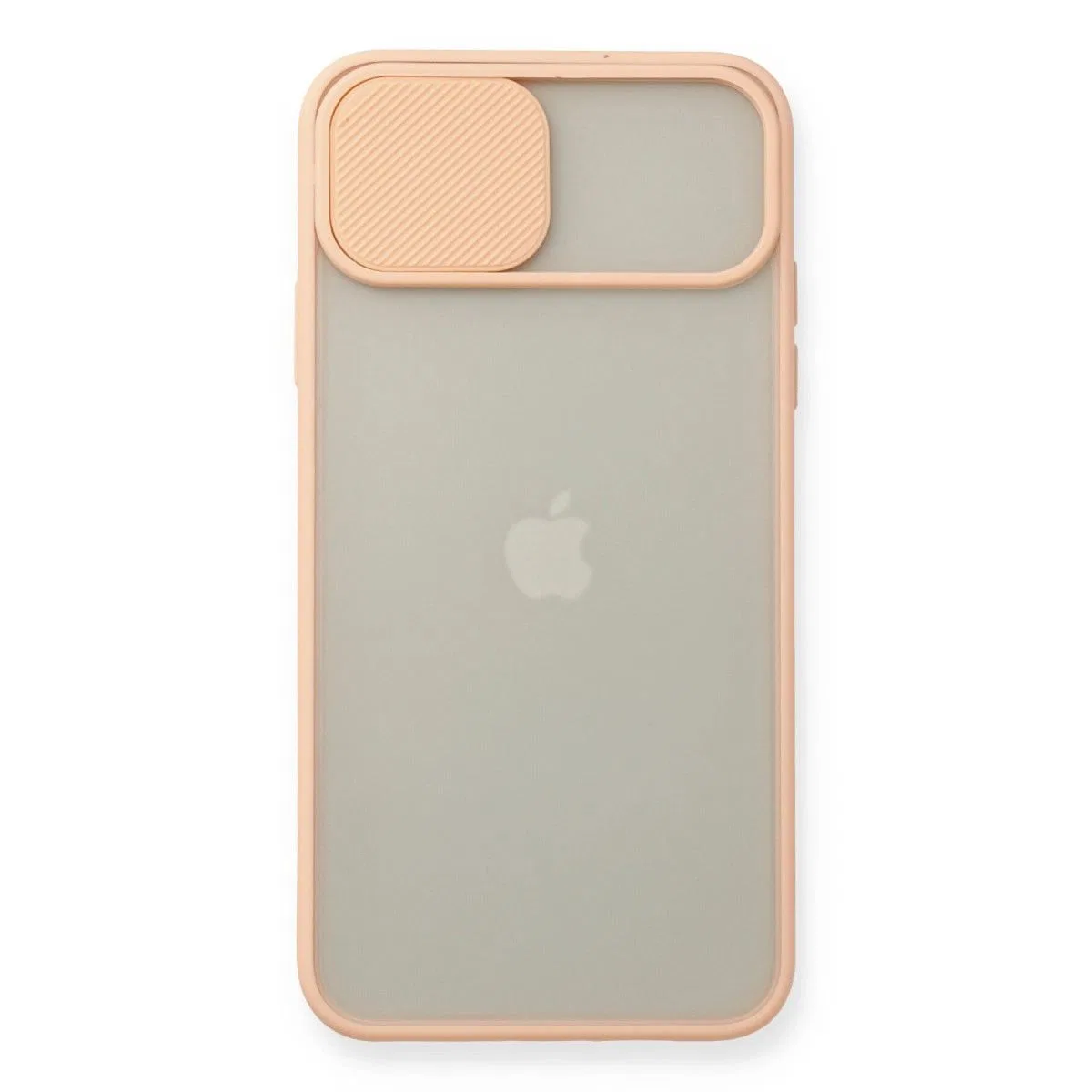 Apple İphone 11 Pro Max Kılıf Palm Buzlu Kamera Sürgülü Silikon - Pembe görsel 2