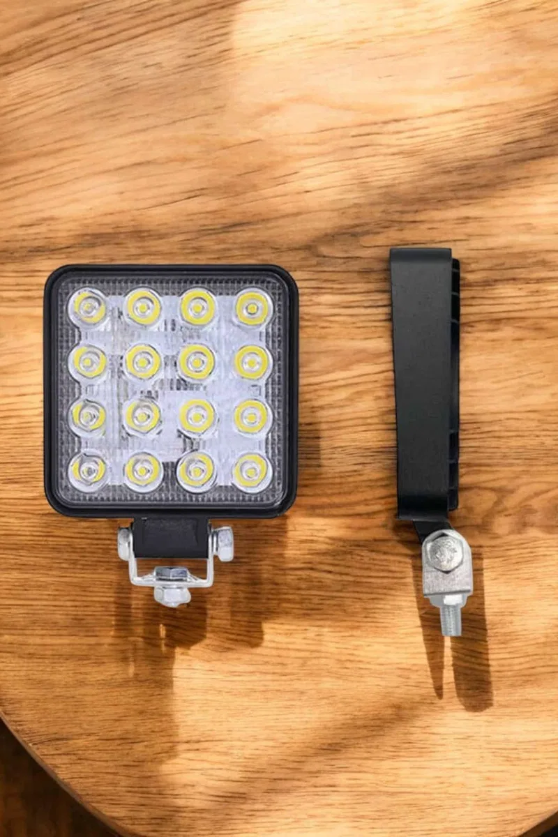 Tepe Lambası Çalışma Lambası Sis Lambası 16 Led Beyaz Led Işık görsel 3