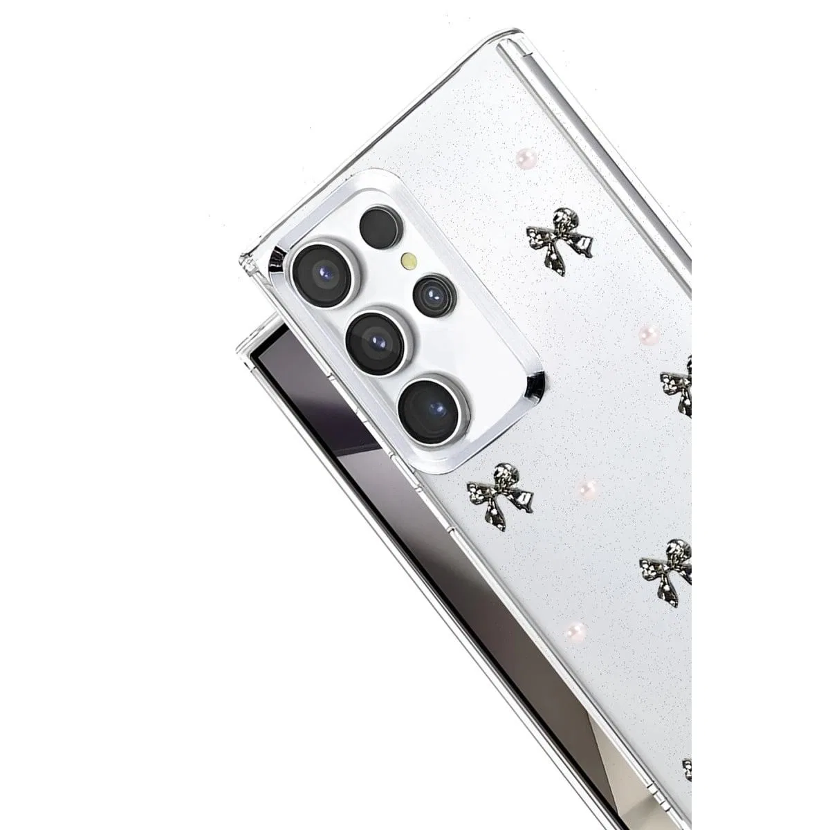 Samsung Galaxy S25 Ultra Fiyonk Desenli Kapak - Desen 8 görsel 3