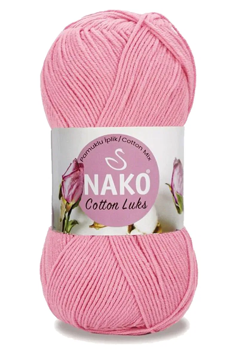 5 Adet Cotton Lüks Yelek Tunik Kazak Bluz Hırka İpi Yünü Pembe 97549 görsel 2