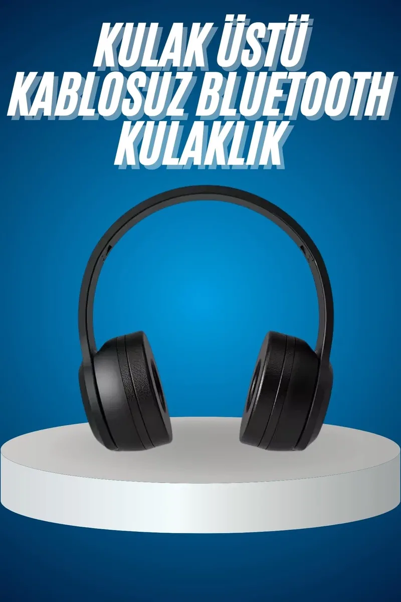 Wireless 5. 0 Bluetooth Kablosuz Kulaklık ANC Özellikli Kulak Üstü Ayarlanabilir