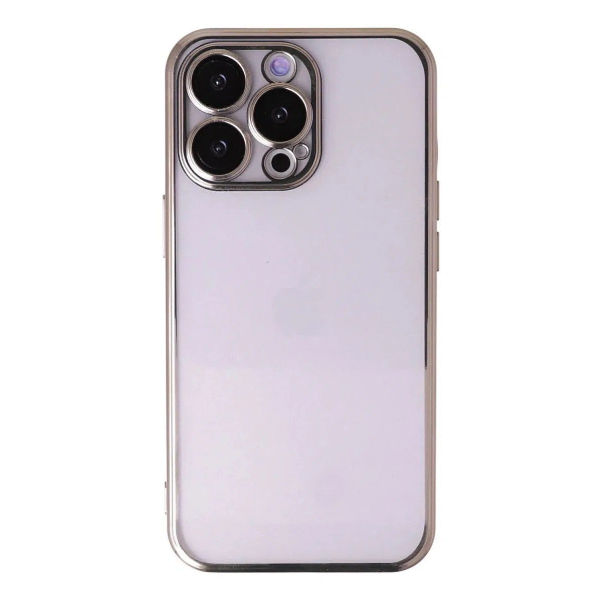 Apple İphone 13 Pro Max Kılıf Razer Lensli Silikon - Gold