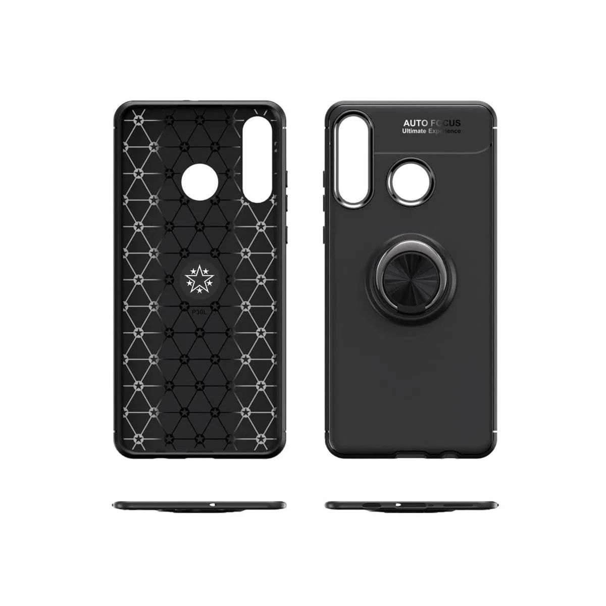 Huawei Y6p Kılıf Range Yüzüklü Silikon - Mavi görsel 4