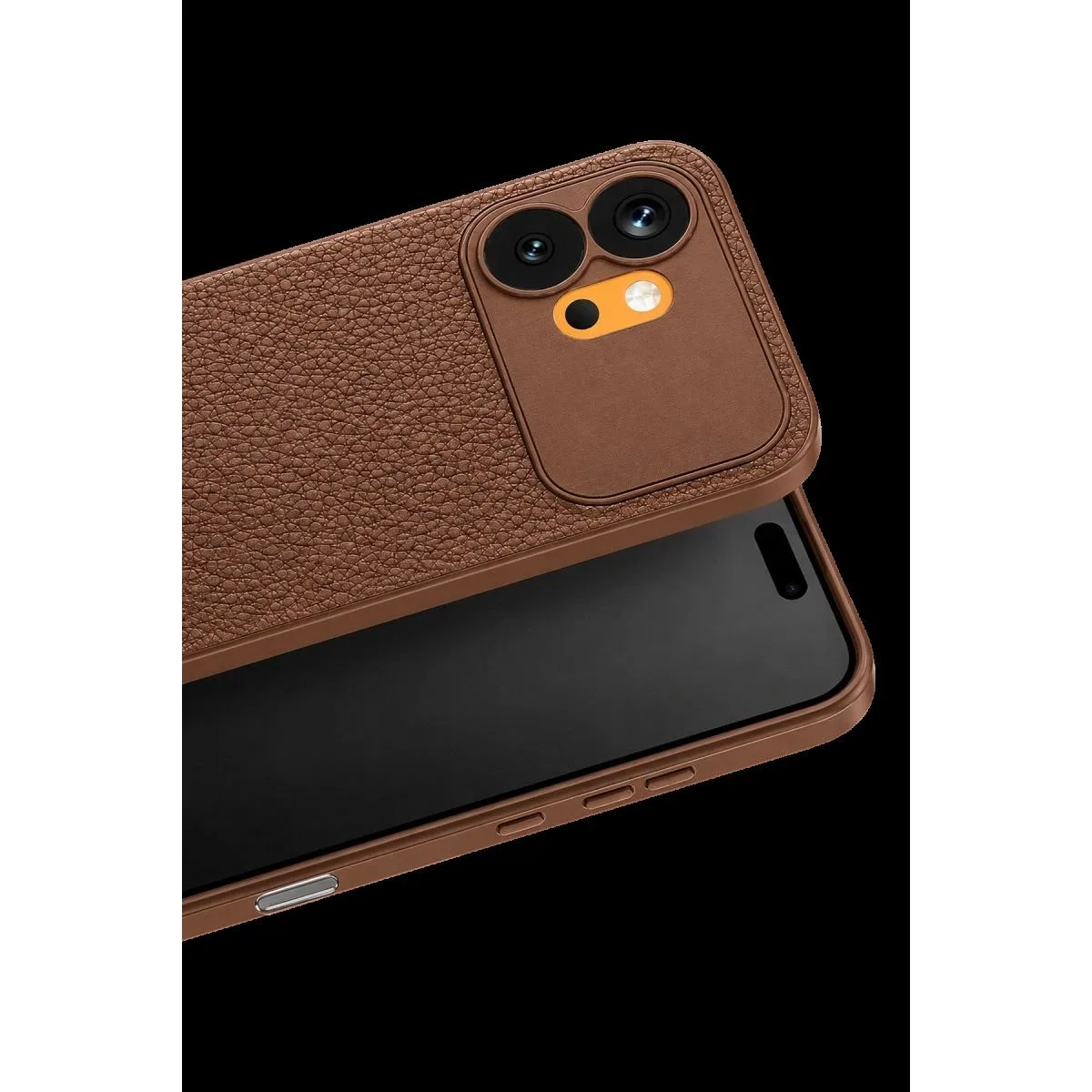 Huawei Honor 600 Thermax Silikon Kılıf - Kahverengi görsel 2