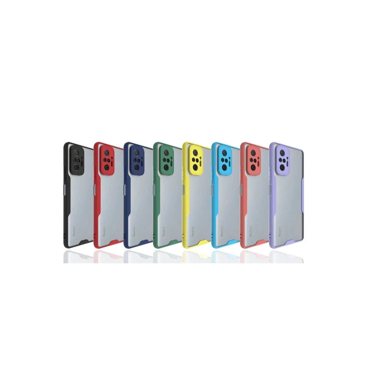 Xiaomi Redmi Note 10 Pro Kılıf Platin Silikon - Lila görsel 3
