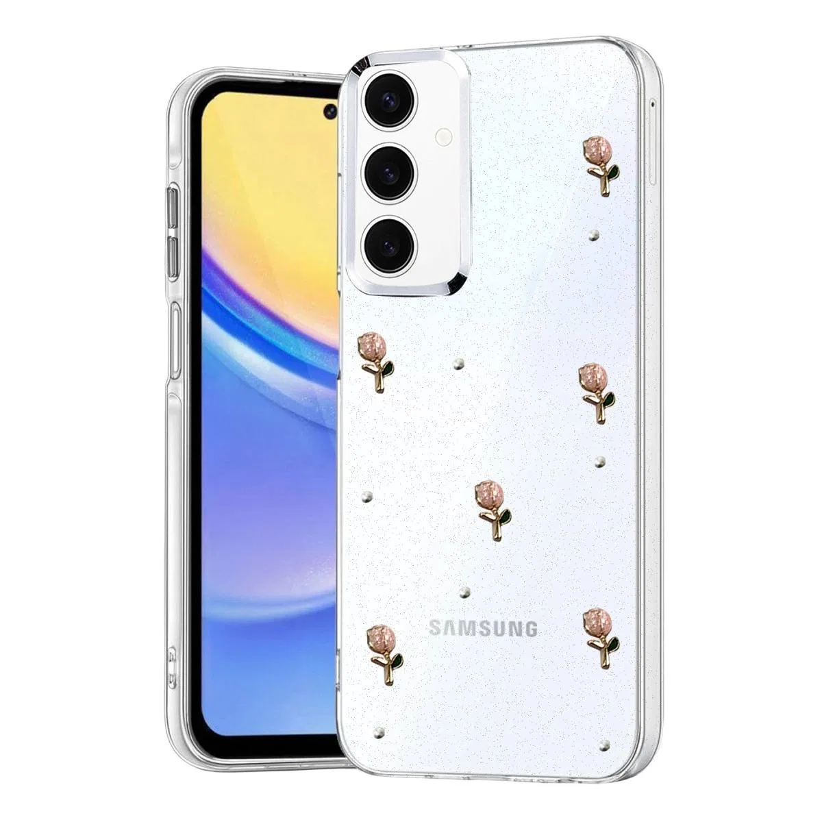 Samsung Galaxy A15 4g Fiyonk Desenli Kapak - Desen 6