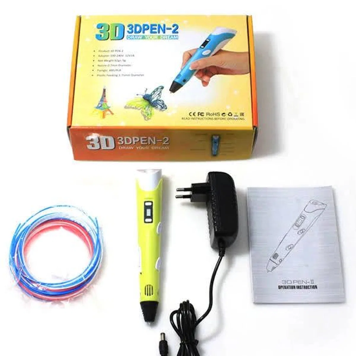 Üç Boyutlu Yazıcı 3d Kalem Pen Printer görsel 2