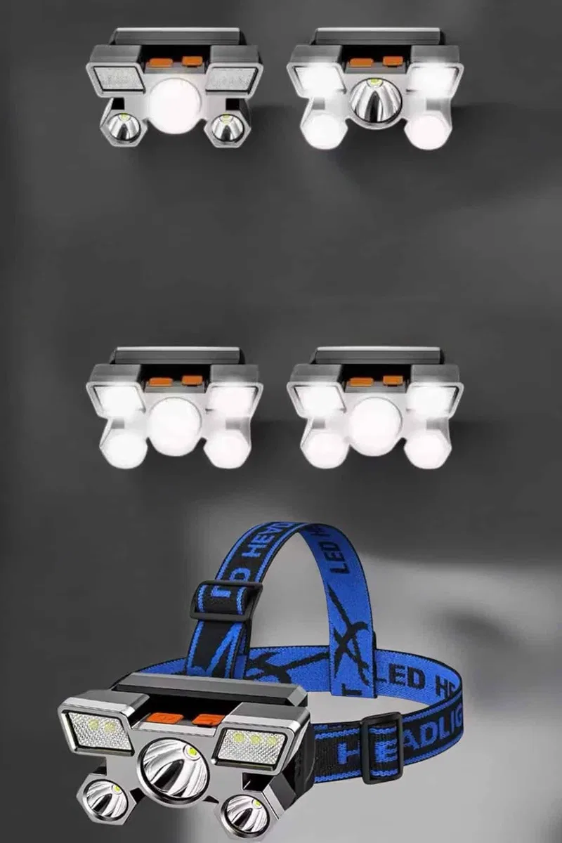 Balıkçı Kafa Lambası Led Işık 4 Farklı Mod Esnek ve Ayarlanabilir görsel 3