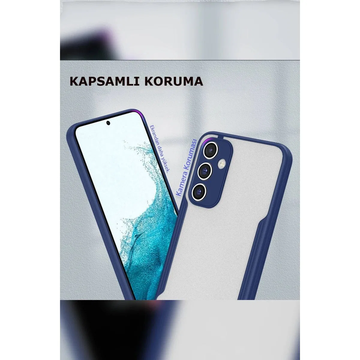 Samsung Galaxy A14 4g Kılıf Platin Silikon - Yeşil görsel 3