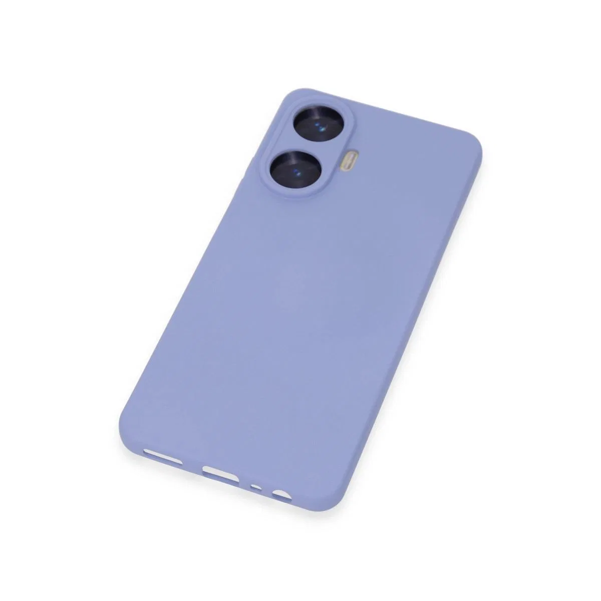 Realme C55 Kılıf Nano İçi Kadife Silikon - Lila görsel 2