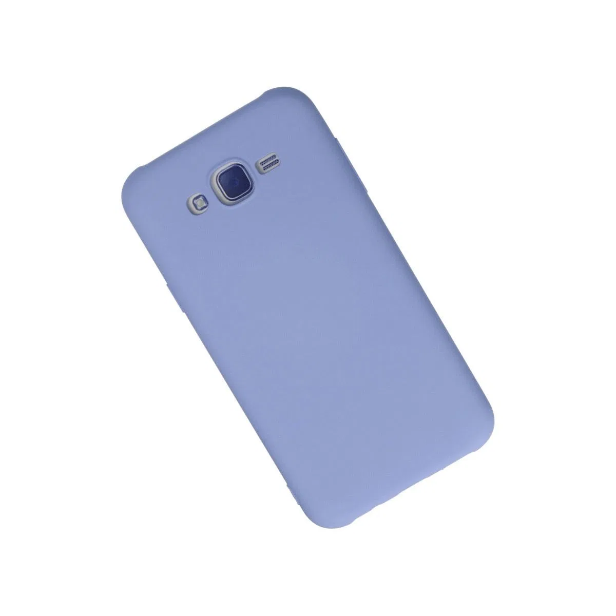 Samsung Galaxy J7 Kılıf Nano İçi Kadife Silikon - Lila görsel 2