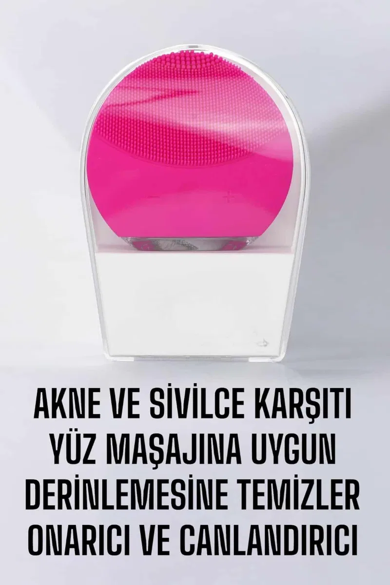 Profesyonel Yüz Temizleme Masaj Aleti Su Geçirmez, Kablosuz Şarj Özellikli Kolay Temizlenebilir görsel 2