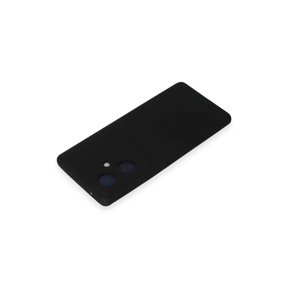 Vivo V29 Lite Kılıf Nano İçi Kadife Silikon - Siyah görsel 3