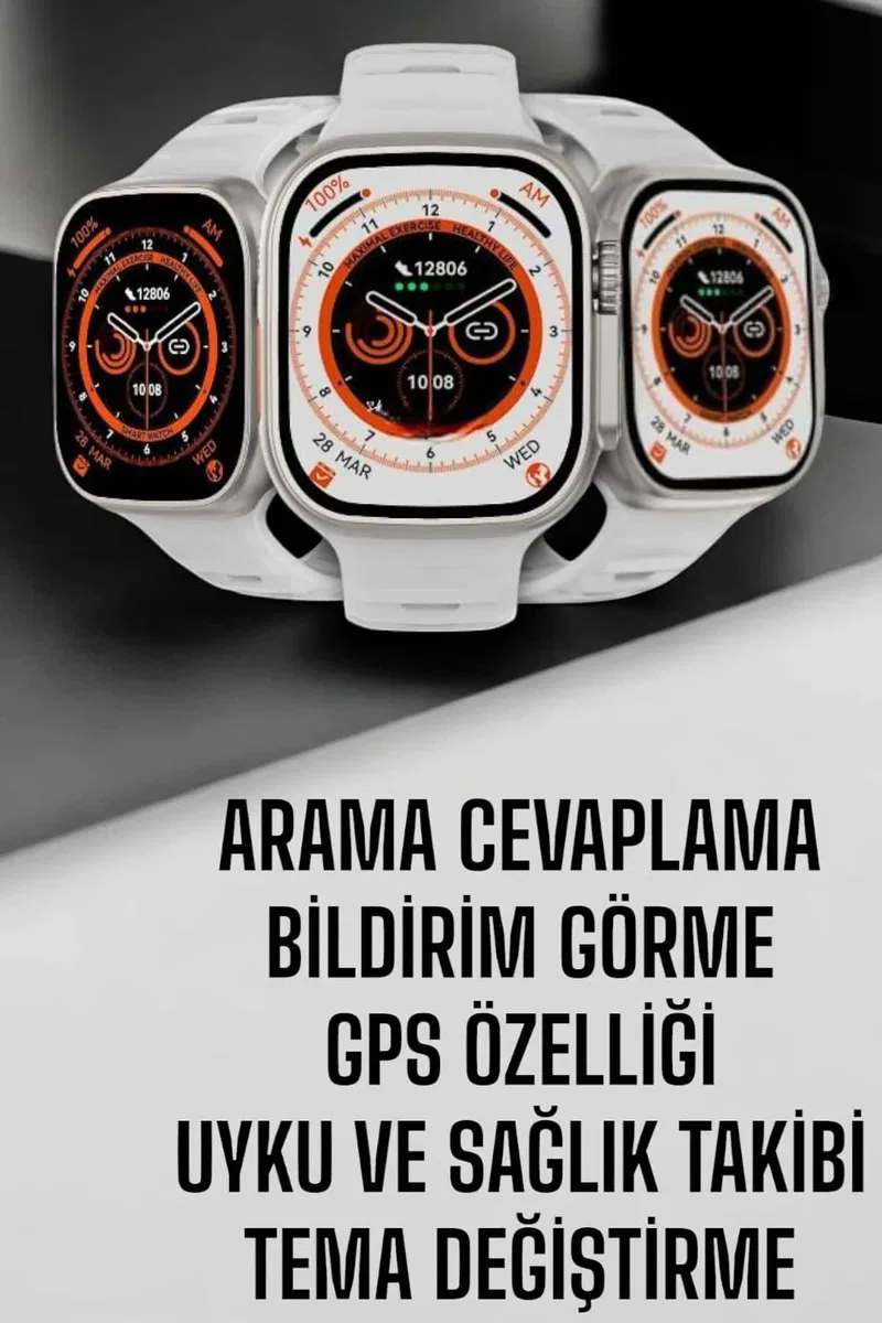 Akıllı Saat Nabız Ölçebilen Yeni Nesil GPS ve Adımsayar Özelliği görsel 2