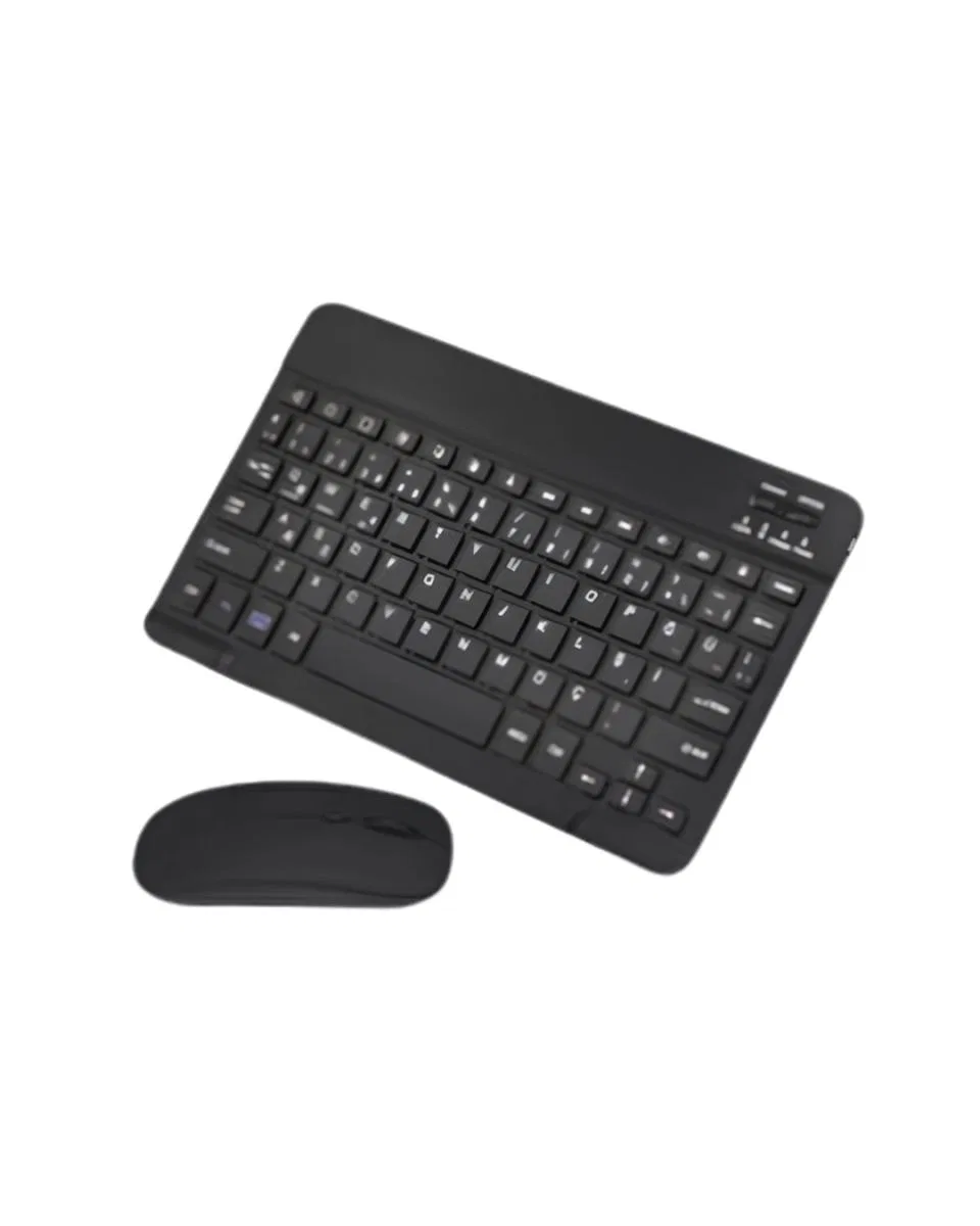 Bluetooth Klavye Mouse Seti Taşınabilir Wireless Bilgisayar Aksesuarı görsel 2