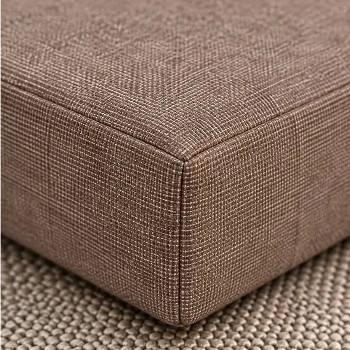 Kedi Köpek Yatağı Kare Blok Minder · 50 × 50 × 7 cm · Kahve görsel 2