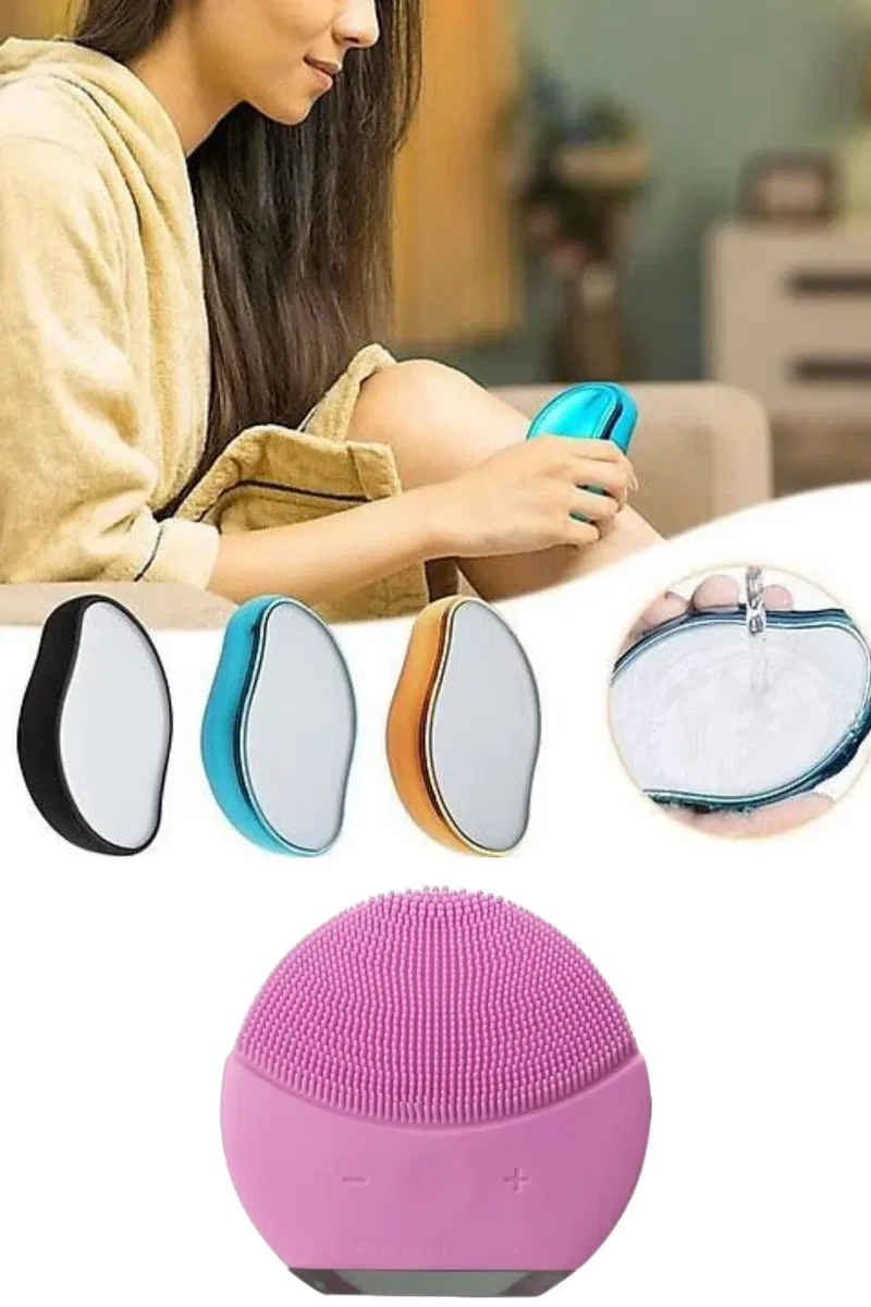 Crystal Eraser Epilasyon Aleti ve Titreşimli Yüz Temizleme Masaj Aleti görsel 5