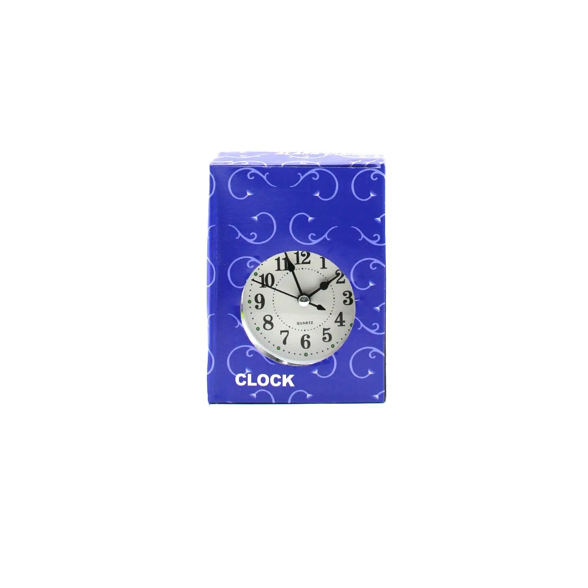 Metal Masa Çalar Saat - Pilli Işıklı 8 cm görsel 4