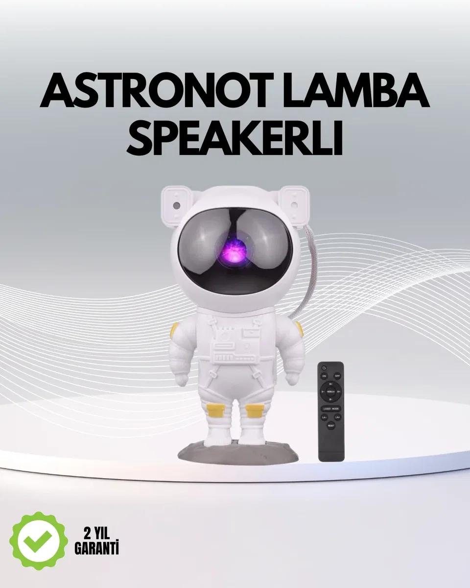 USB Güç Bağlantılı Çok Fonksiyonlu Astronot Gece Lambası