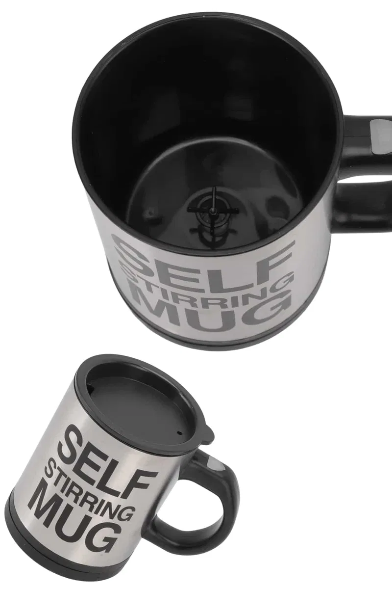 Karıştırıcı Özellikli Mikser Kupa Bardak Kompakt Taşınabilir Mug görsel 2