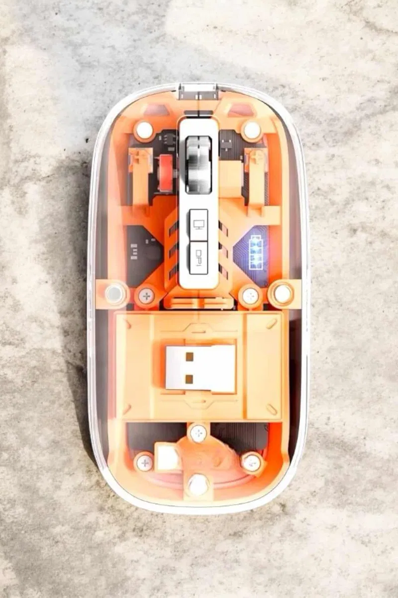 Sessiz Kablosuz USB Girişli Mouse Fare Yüksek Performanslı görsel 2