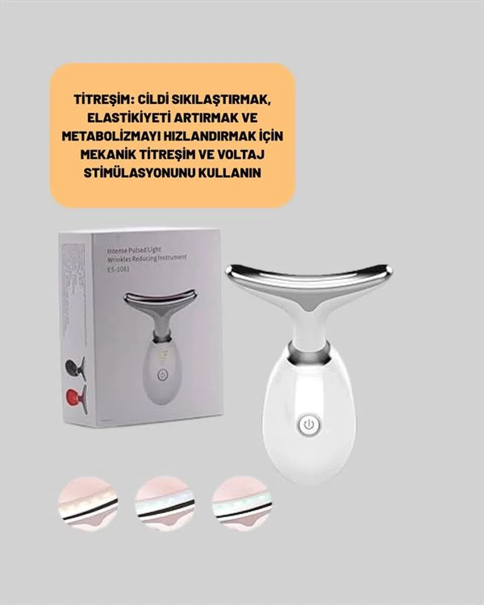 Şarjlı Akıllı Cilt Temizleme Ve Nemlendirme Cihazı – 500 Mah, Otomatik Kapanma Ve Ems Modlu görsel 3