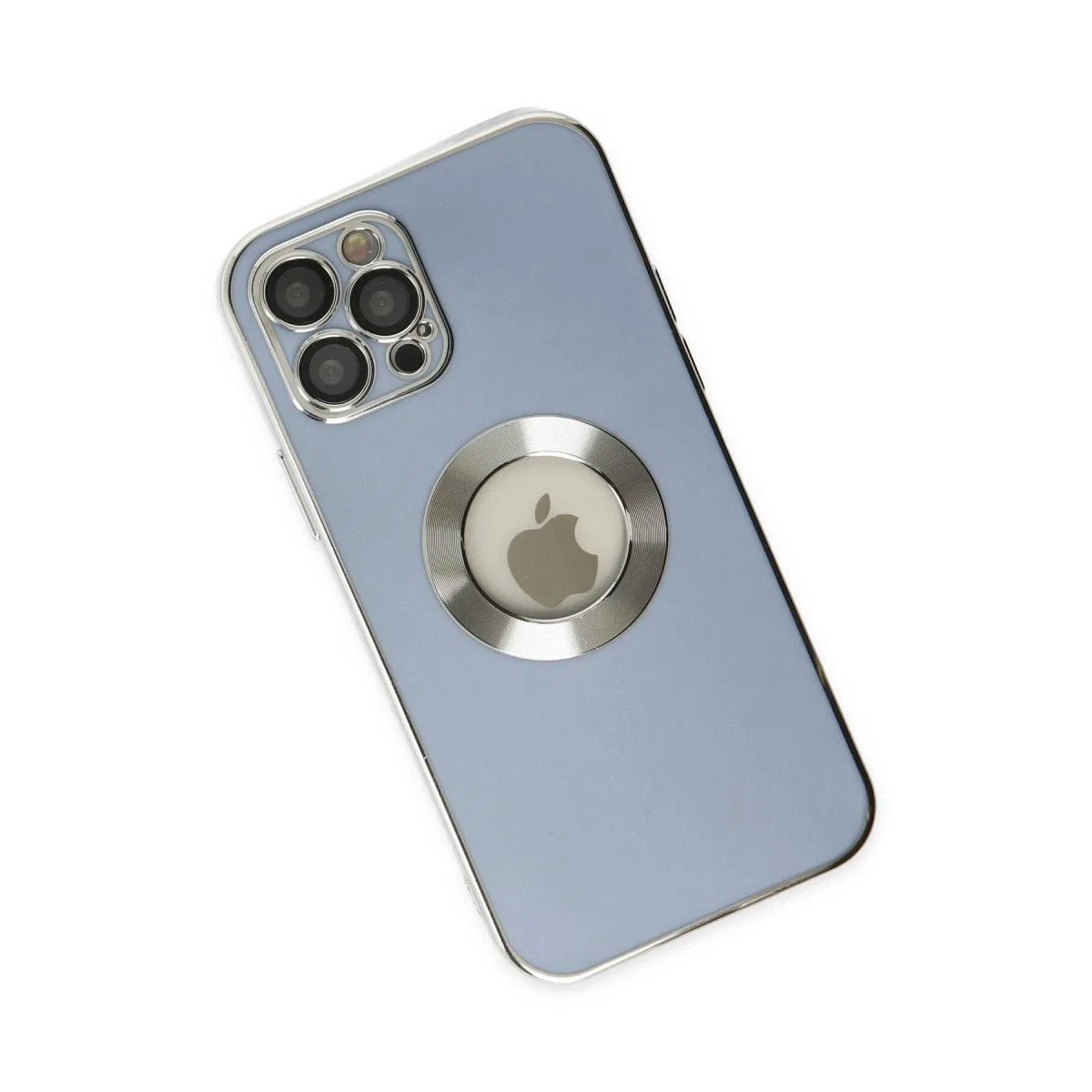 Apple İphone 12 Pro Kılıf Store Silikon - Sierra Blue görsel 3