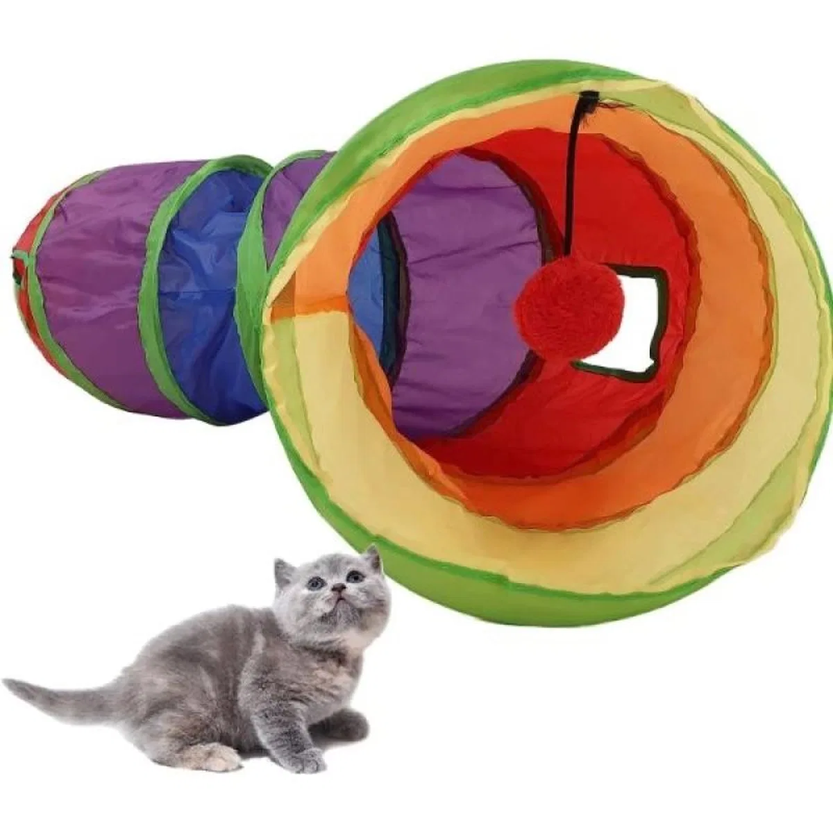 Kedi Oyun Tüneli 125 Cm görsel 3