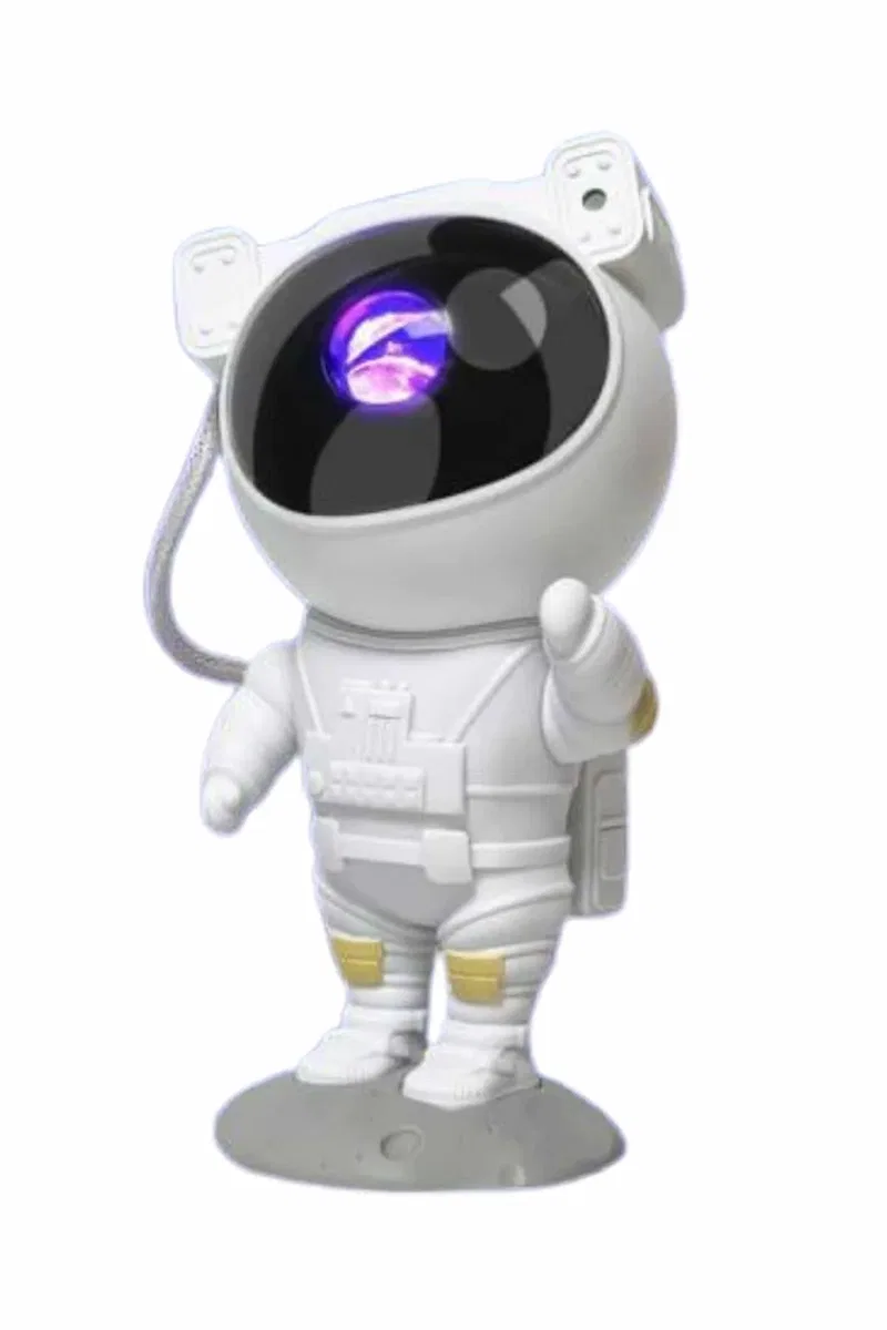 Gece Lambası Astronot Bluetooth Hoparlörlü Galaksi Işık Projektörü görsel 5