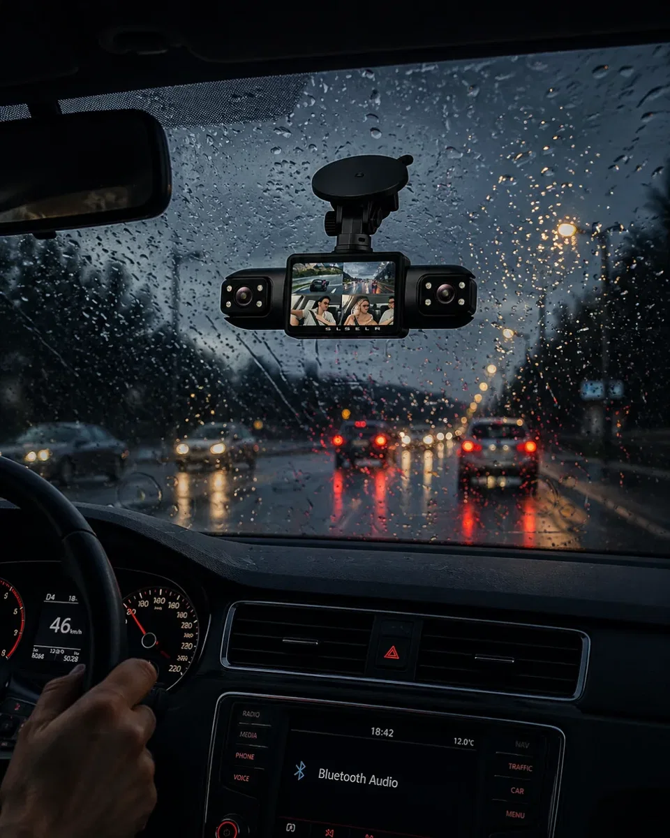Full HD Araç İçi Kamera Geniş Açılı Lens ve Çok Klı Kayıt