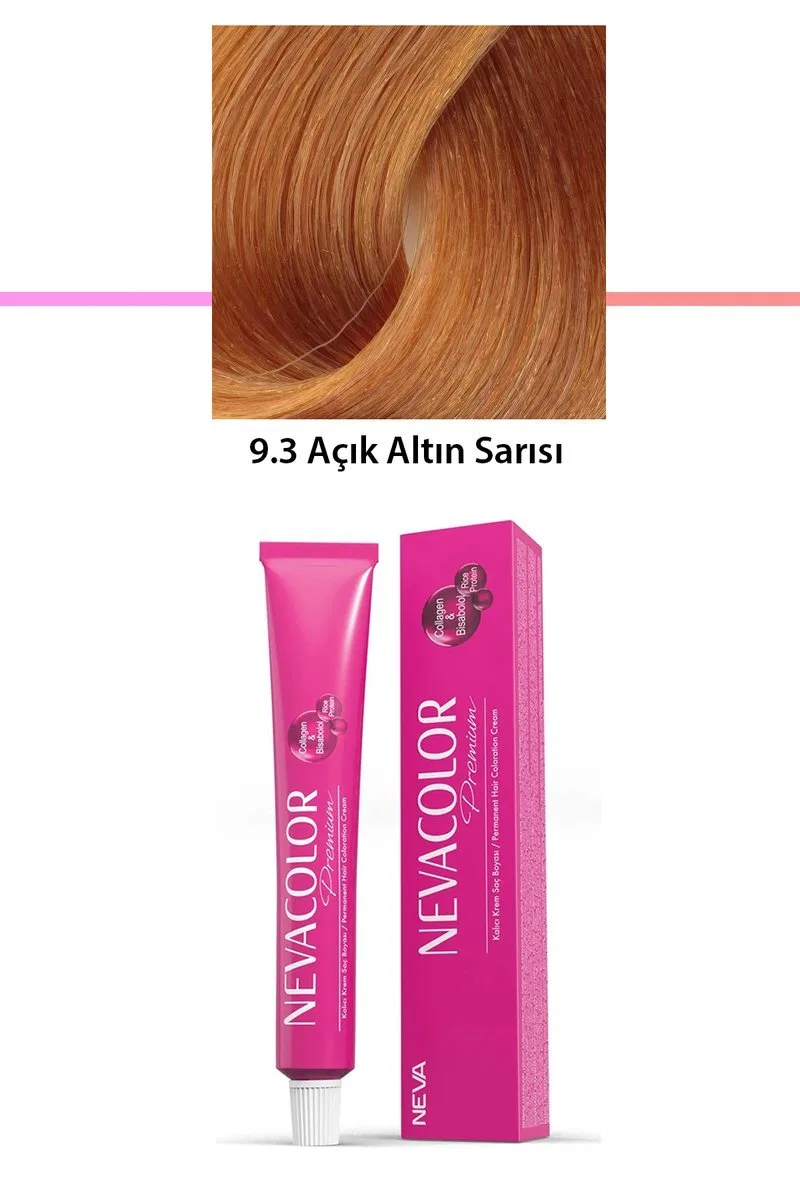 Premium 9. 3 Açık Altın Sarısı - Kalıcı Krem Saç Boyası 50 g Tüp