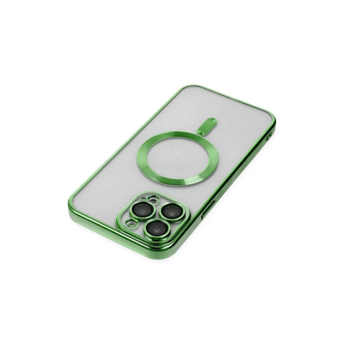 Apple İphone 14 Pro Kılıf Kross Magneticsafe Kapak - Koyu Yeşil görsel 5