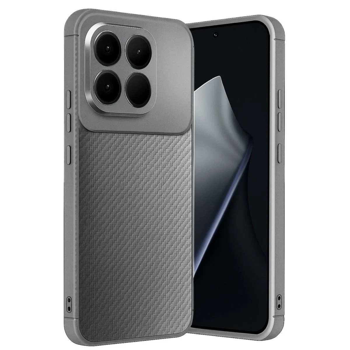 Xiaomi Mi 15t Auto Focus Karbon Kapak - Gri
