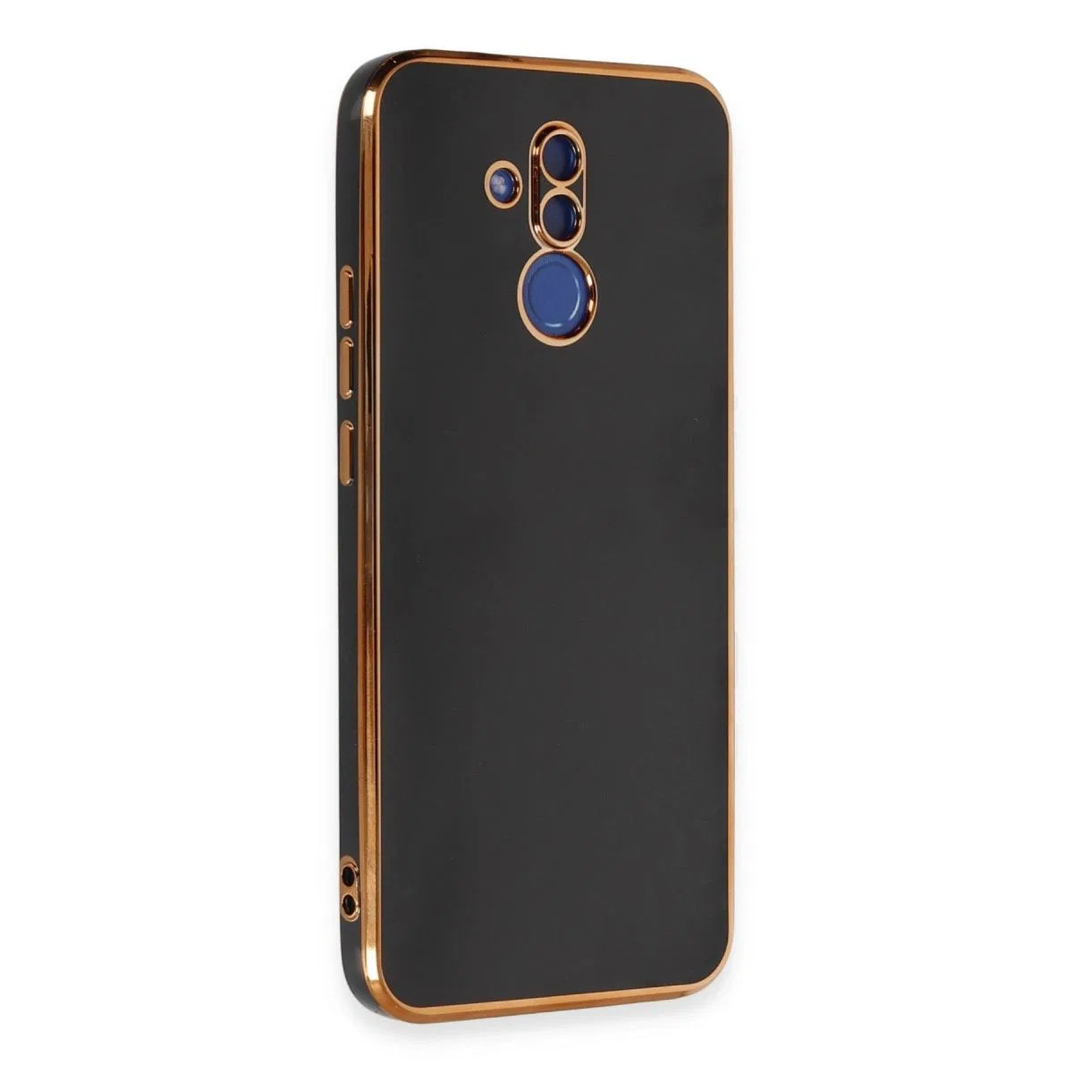 Huawei Mate 20 Lite Kılıf Volet Silikon - Siyah görsel 2