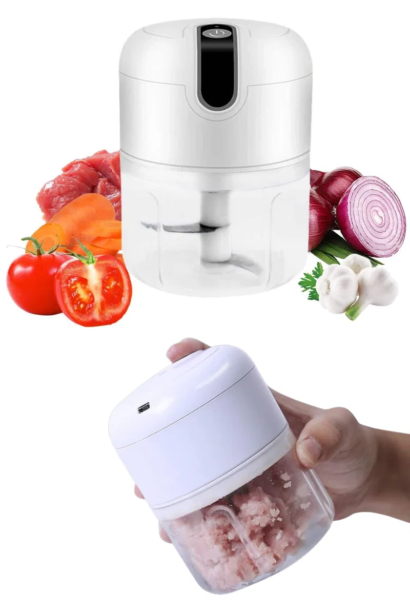 Mini Doğrayıcı Rondo Taşınabilir Mini El Blender Paslanmaz Çelik görsel 3