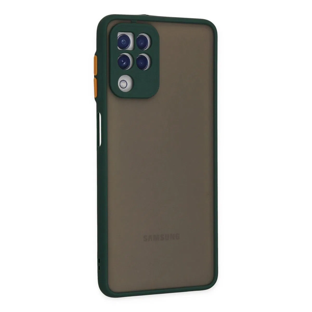Samsung Galaxy A22 Kılıf Montreal Silikon Kapak - Yeşil görsel 2