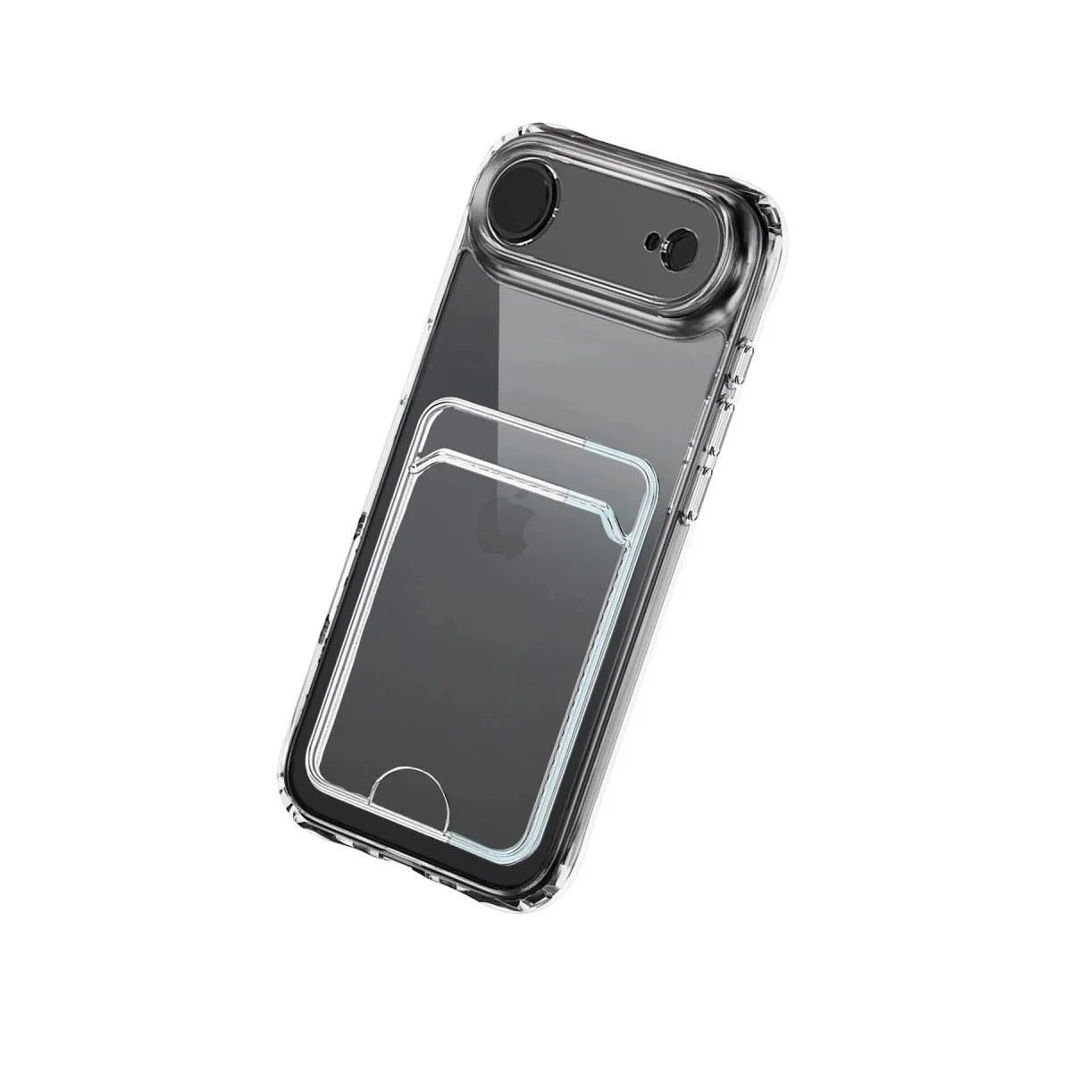 Apple İphone 17 Air Kart Şeffaf Silikon - Şeffaf görsel 4
