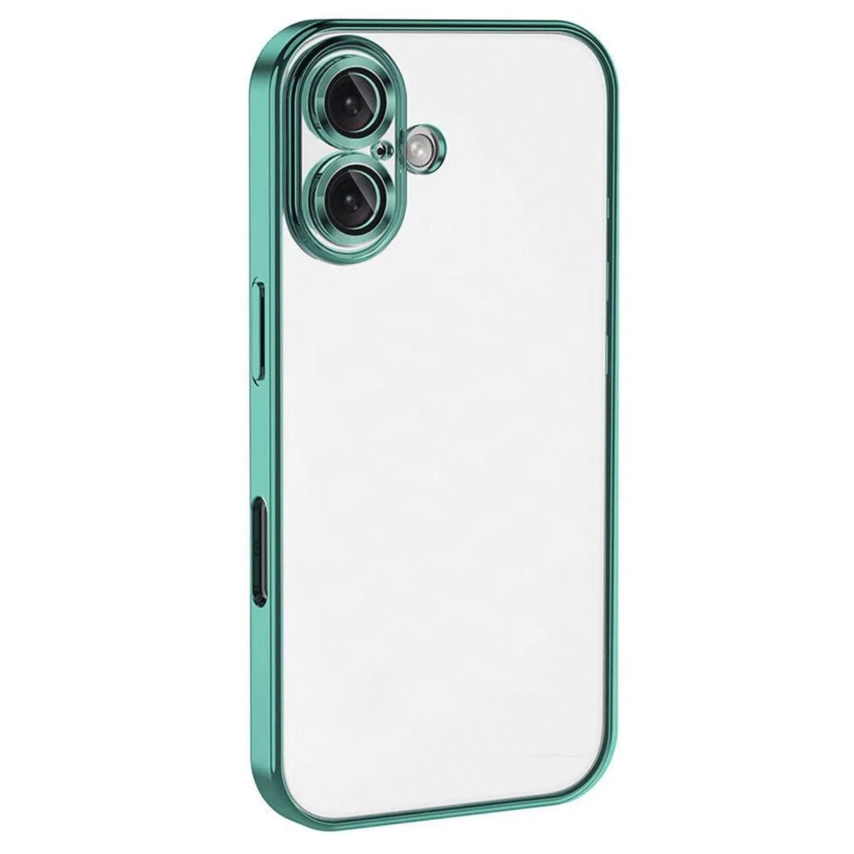 Apple İphone 16 Plus Kılıf Razer Lensli Silikon - Turkuaz
