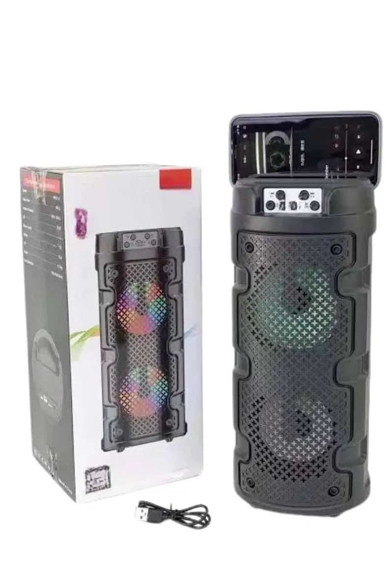 Bluetooth Hoparlör Büyük Boy Ses Bombası Fm Radyolu görsel 5