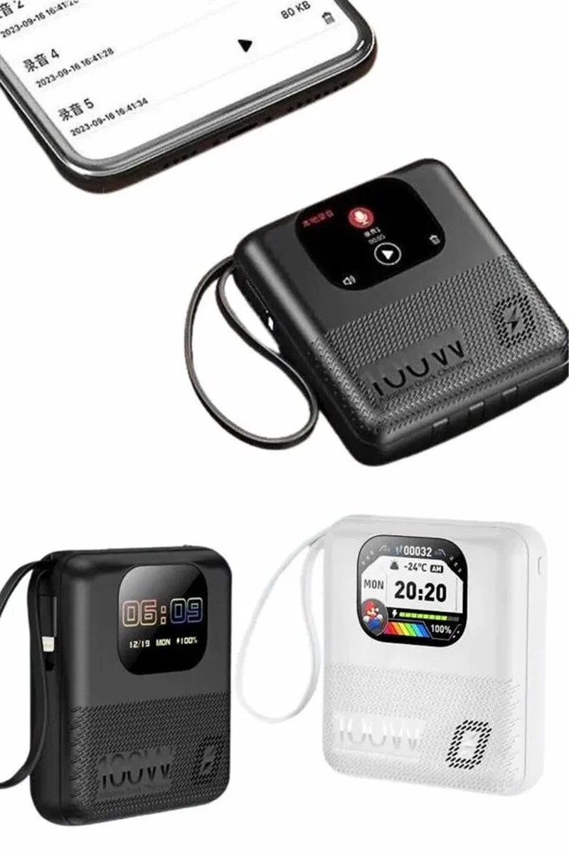 Akıllı Powerbank 10. 000 MAH 4 Çıkışlı Taşınabilir Dijital Göstergeli görsel 5