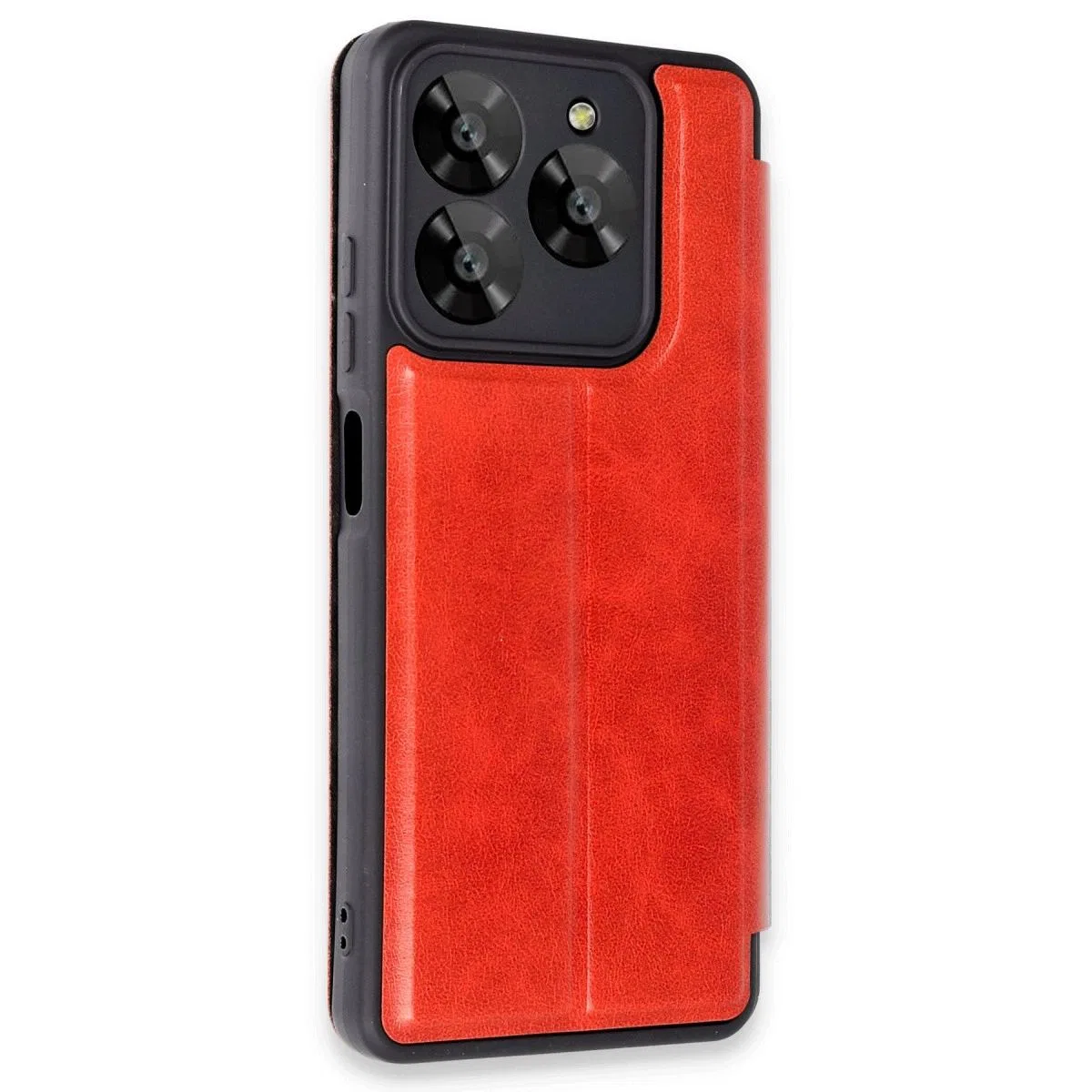 General Mobile Era 50 Kılıf Flip Cover - Kırmızı görsel 2