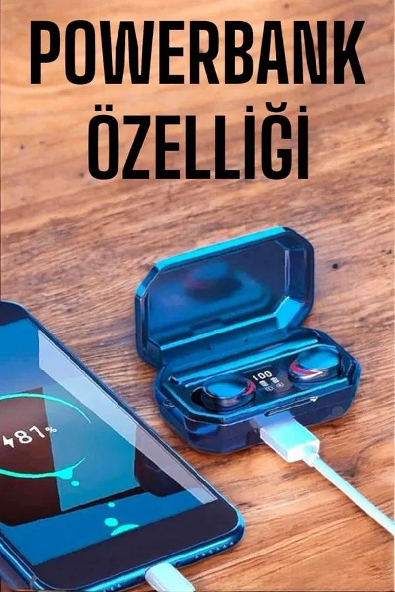 Bluetooth Kulaklık ANC Özelliği Yüksek Ses Kaliteli Uzun Pil Ömrü görsel 5