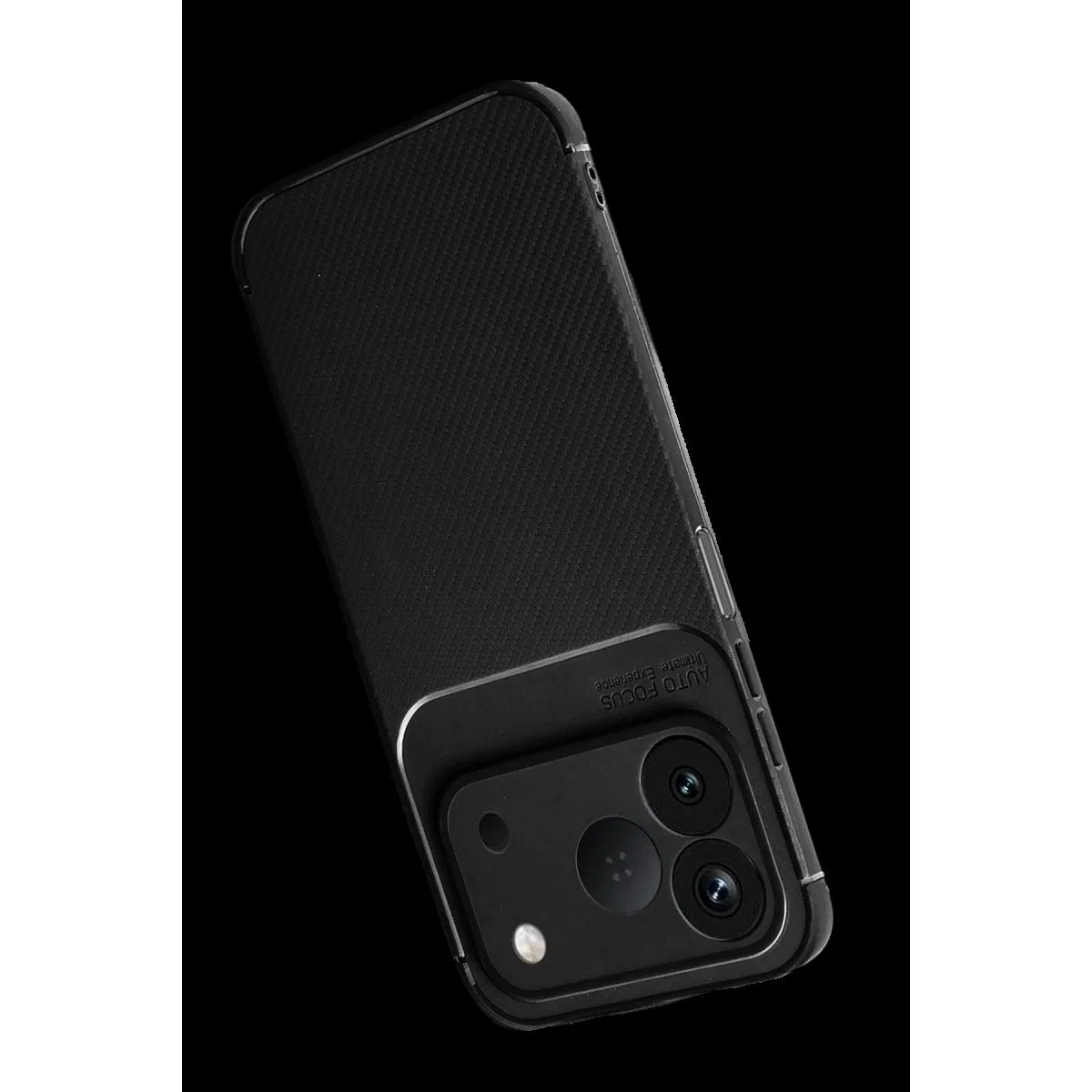 Newface Tecno Spark 50 4g Auto Focus Karbon Kapak - Siyah görsel 3