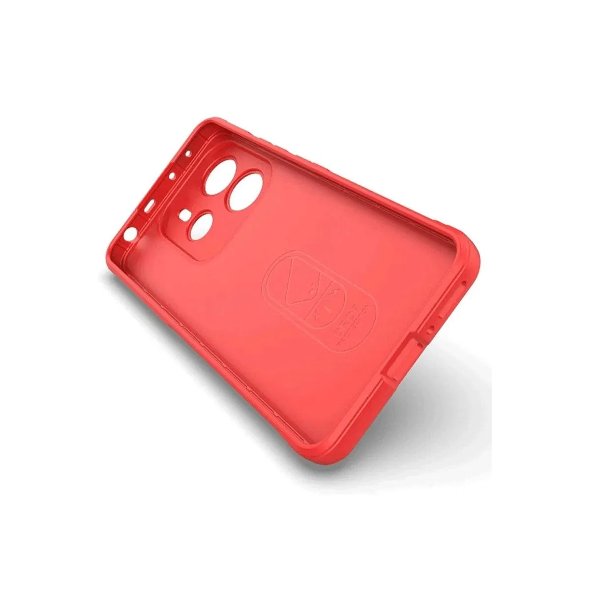 Xiaomi Redmi Note 14 4g Kılıf Optimum Silikon - Kırmızı görsel 3