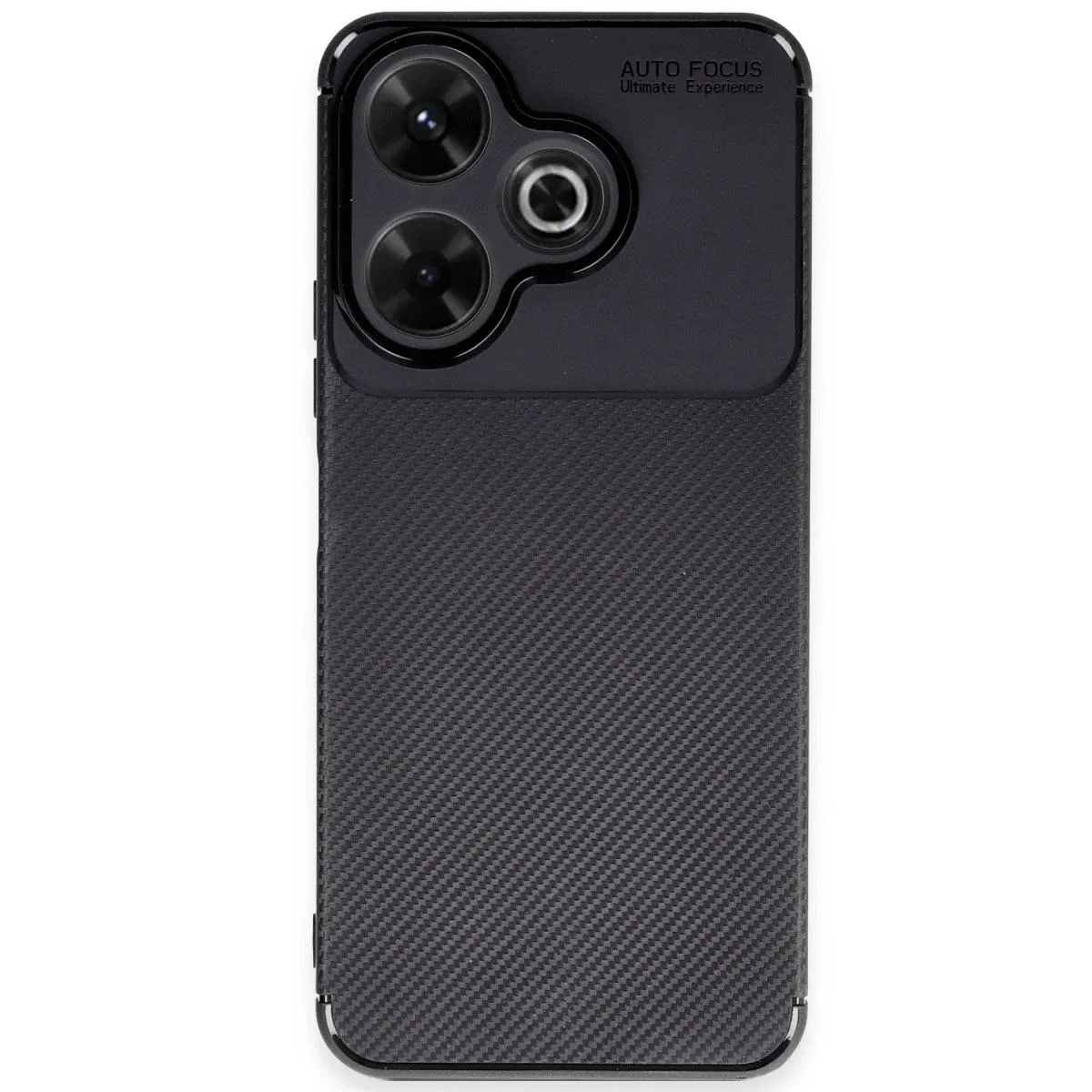 Xiaomi Redmi 13 4g Kılıf Auto Focus Karbon Kapak - Siyah görsel 4