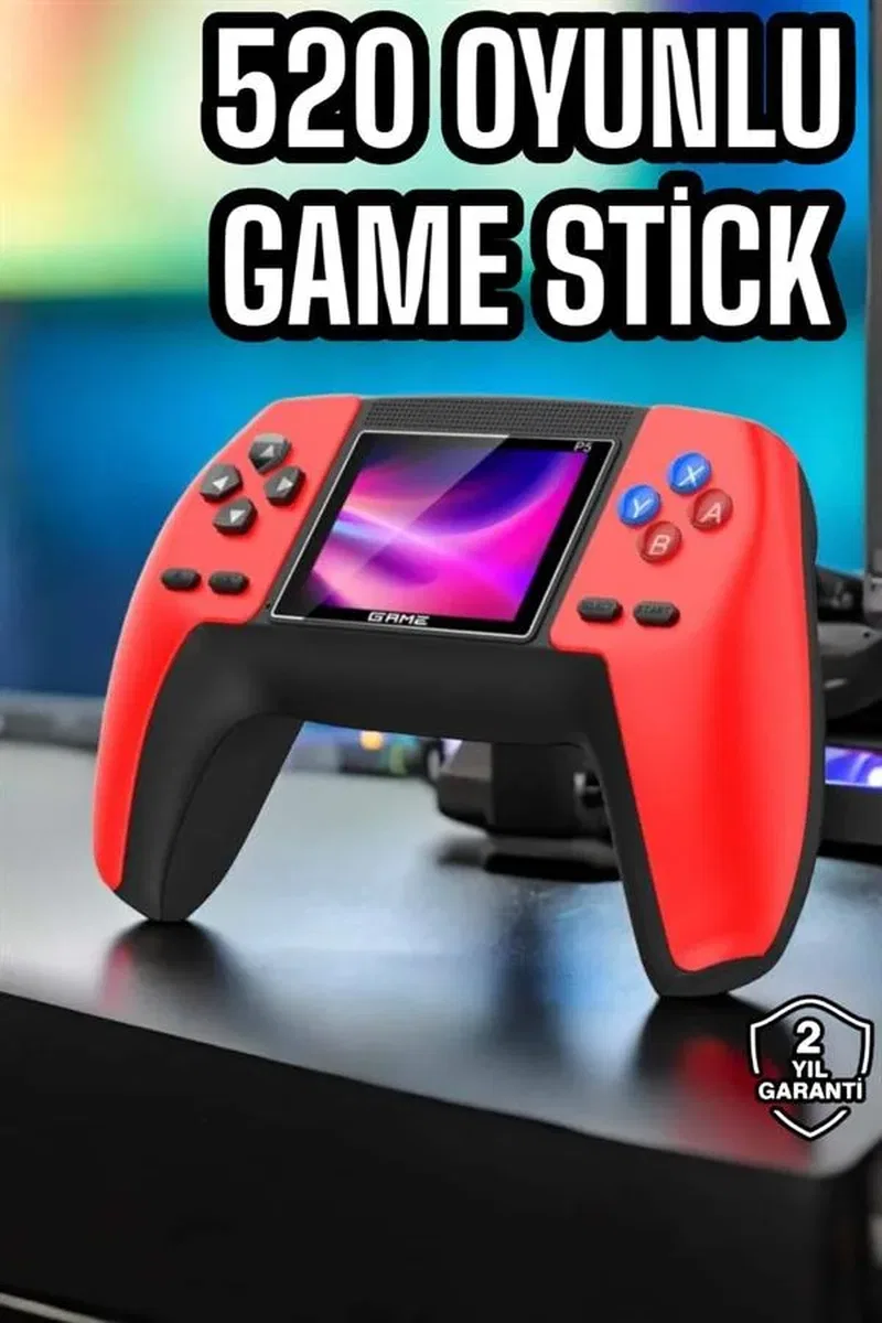 Gamepad 520 Retro Oyunlu Taşınabilir El Konsolu Atari görsel 2