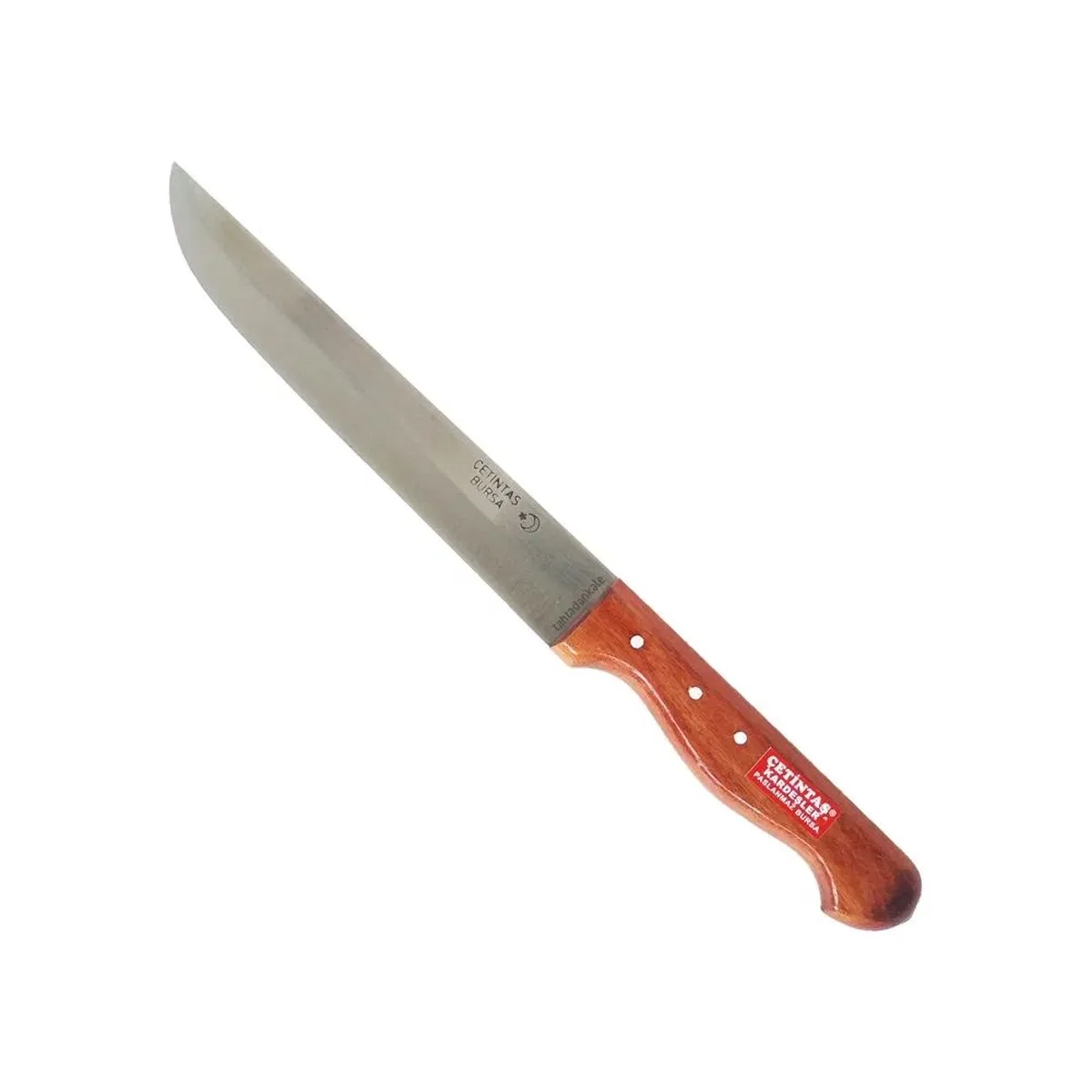 Bursa Mutfak Ve Ekmek Bıçağı 14, 5 Cm, Ahşap Gül Sap görsel 2